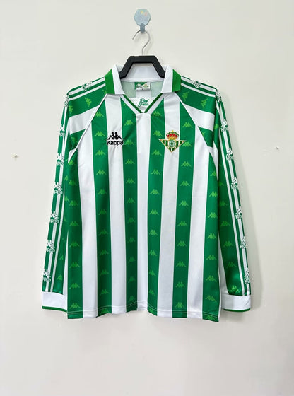 Man's Retro Long Sleeve Real Betis Team - 1995/97
