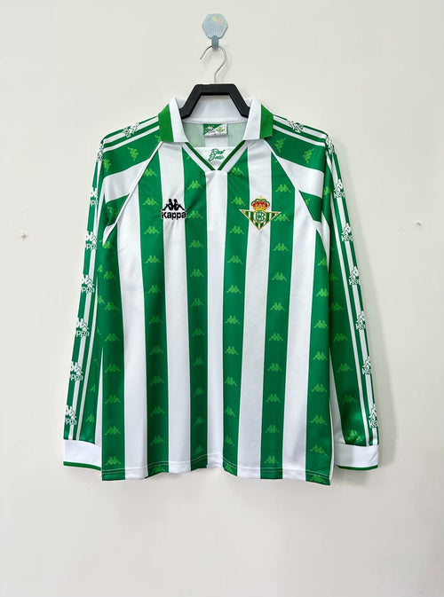 Man's Retro Long Sleeve Real Betis Team - 1995/97