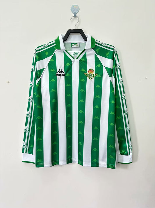 Man's Retro Long Sleeve Real Betis Team - 1995/97