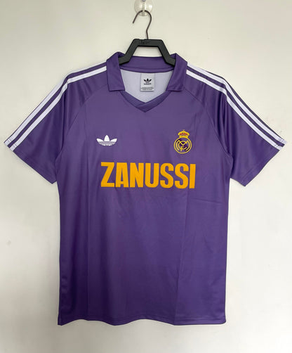 Man's Retro Jersey Real Madrid Team Away - 1984/85