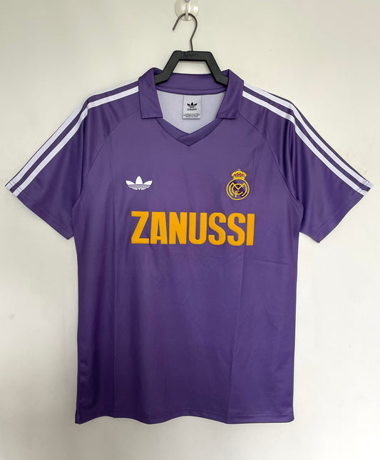 Man's Retro Jersey Real Madrid Team Away - 1984/85