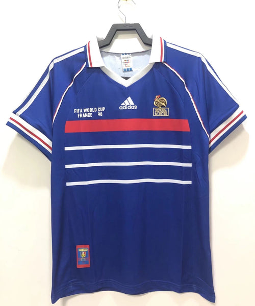 Man's Retro Jersey France National Team Home - 1998