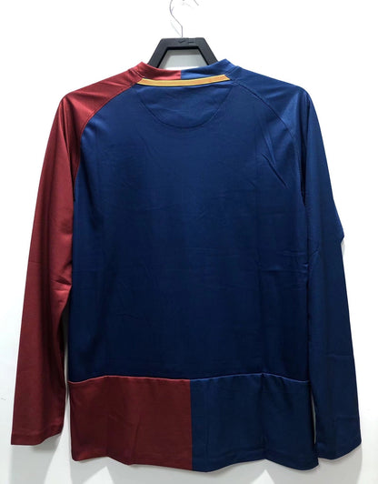 Man's Retro Long Sleeve Barcelona Team Home - 2008/09
