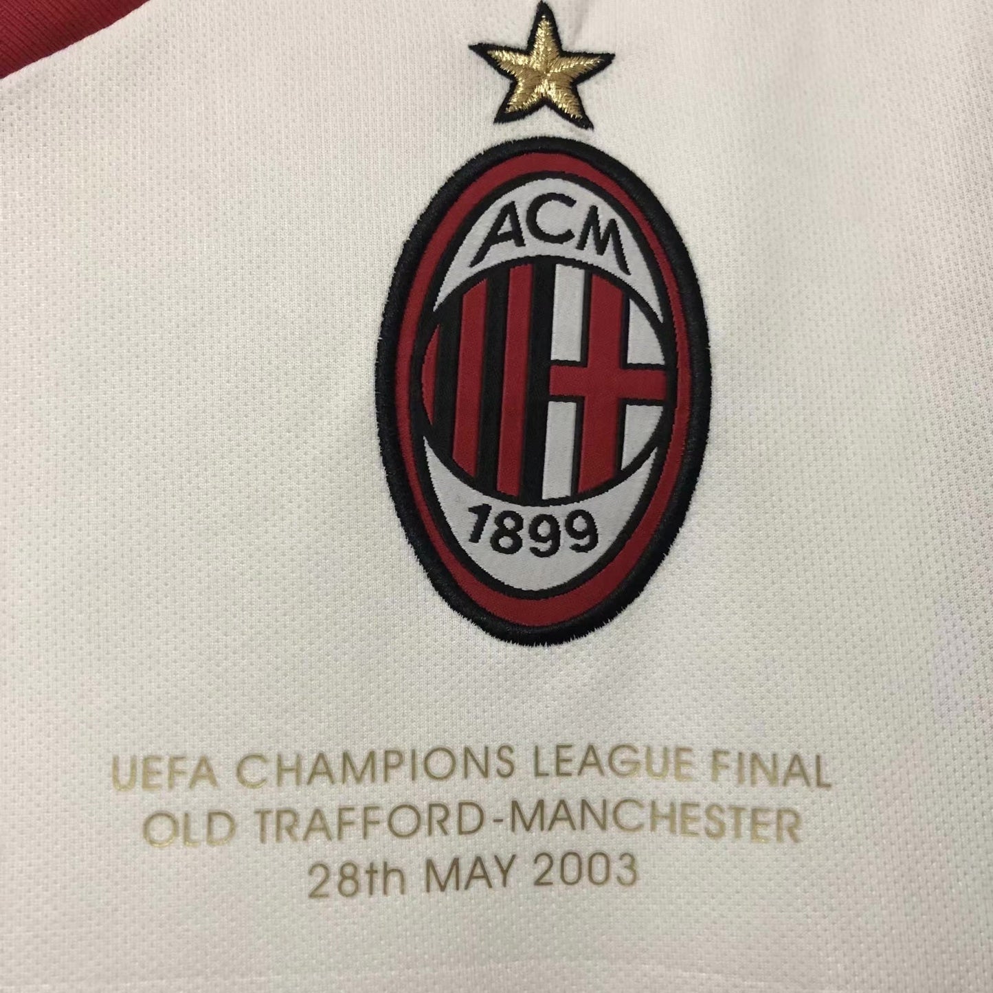 Man's Retro Jersey Milan Team - 2002