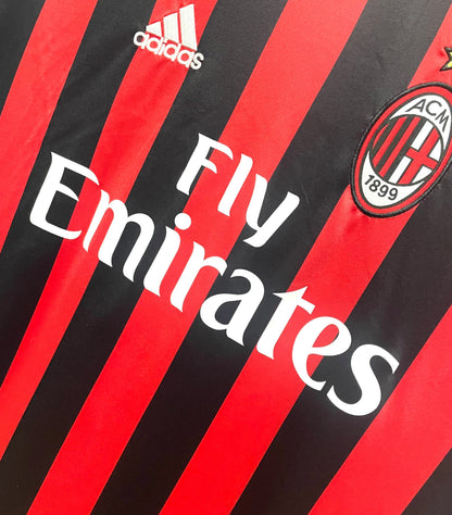 Man's Retro Jersey Milan Team Home- 2017/2018