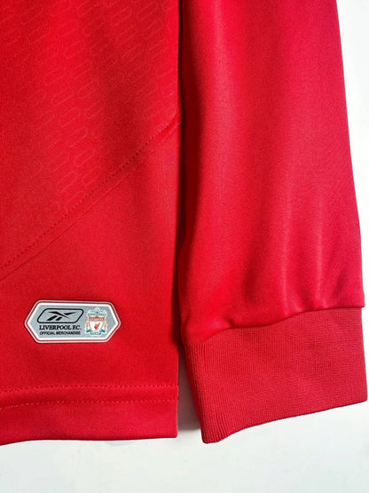 Man's Retro Long Sleeve Liverpool Team Home - 2004/2005