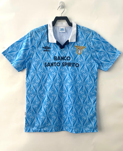 Man's Retro Jersey Lazio Team Home - 1991