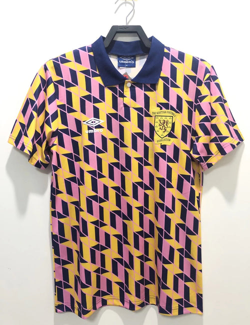 Man's Retro Jersey Scotland National Team - 1988/89