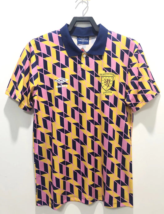 Man's Retro Jersey Scotland National Team - 1988/89