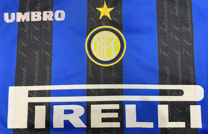 Man's Retro Jersey Internazionale Milano Team Home - 1997/98