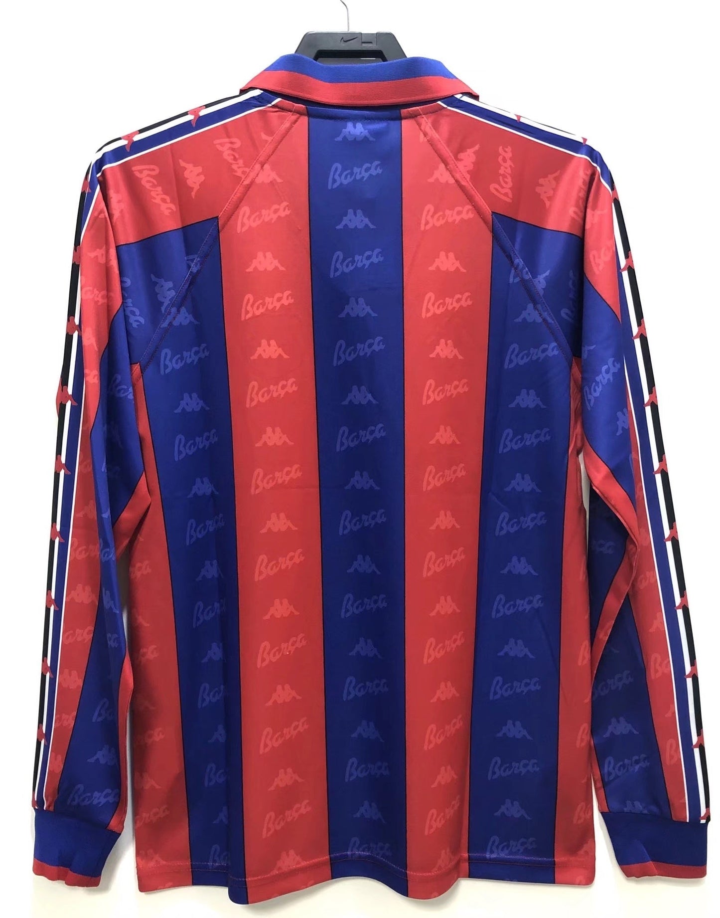 Man's Retro Long Sleeve Barcelona Team Home - 1996/97