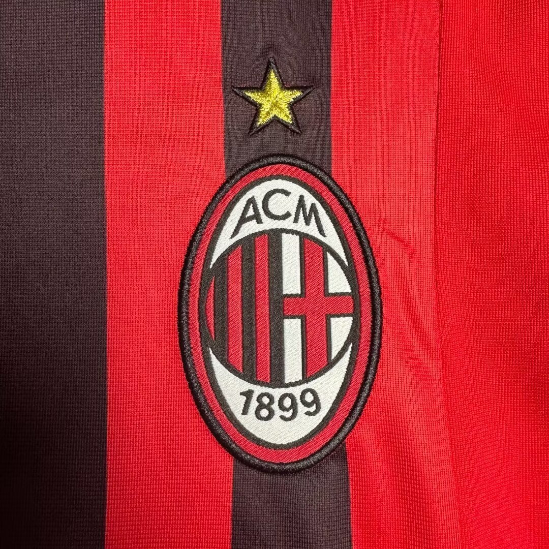 Man's Retro Jersey Milan Team Home- 2007/2008