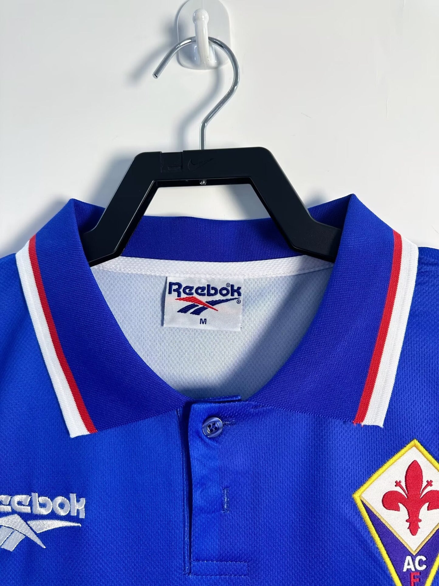 Man's Retro Jersey Fiorentina Team Home - 1995/96