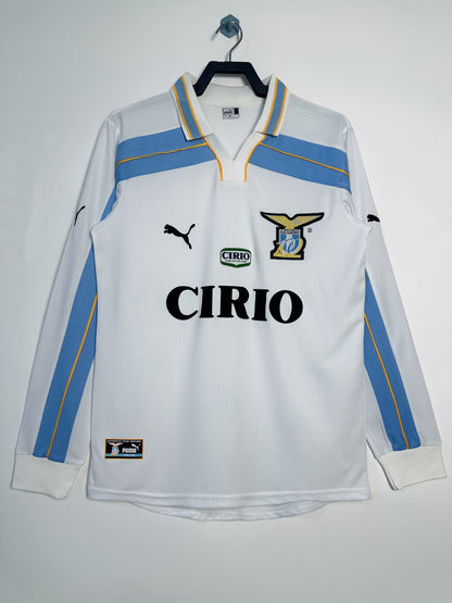 Man's Retro Long Sleeve Lazio Team - 1998/00