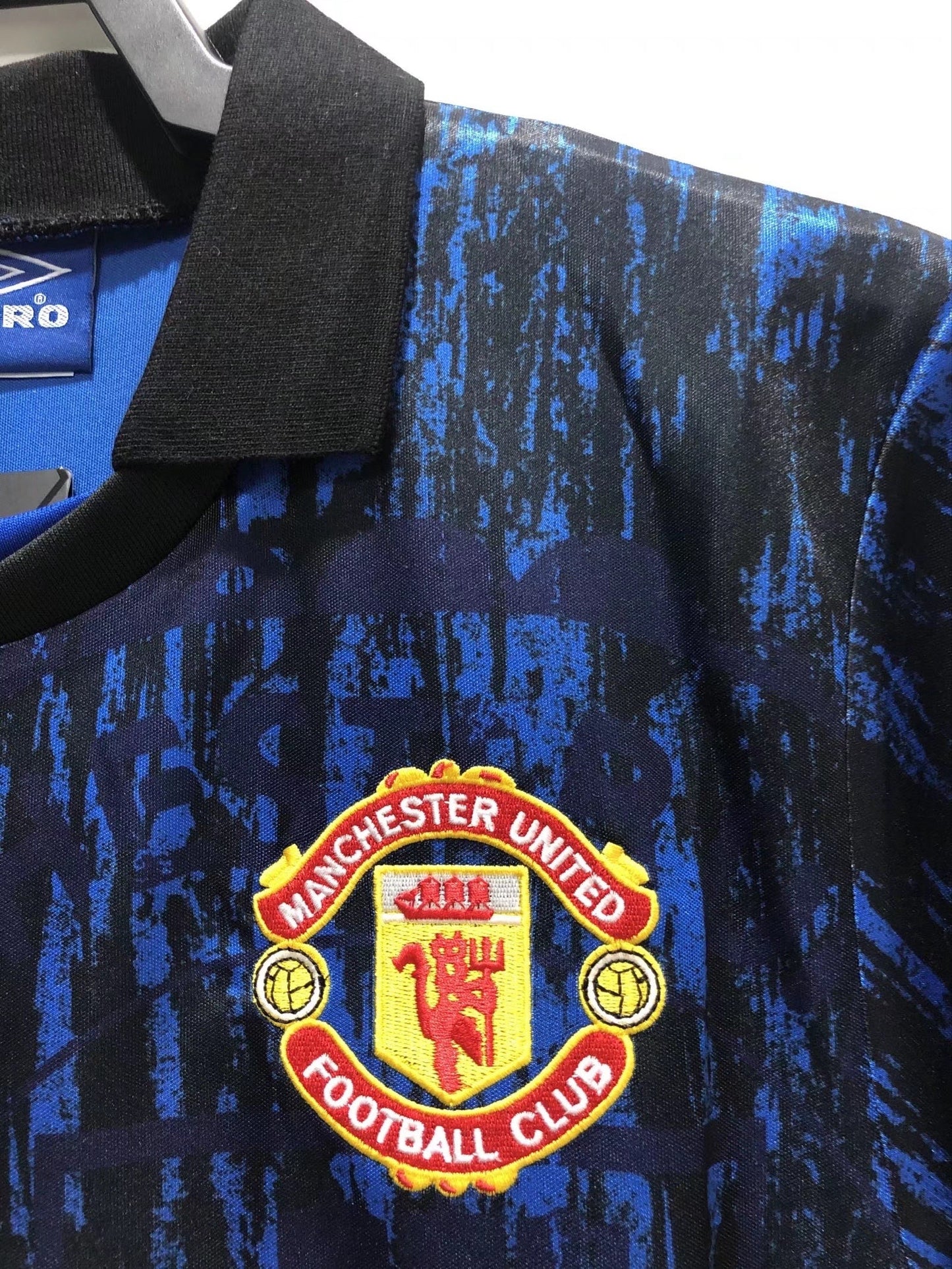 Man's Retro Jersey Manchester United Team Black - 1993