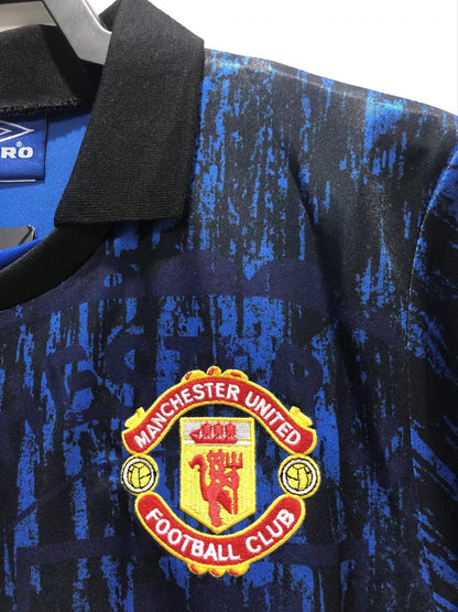 Man's Retro Jersey Manchester United Team Black - 1993
