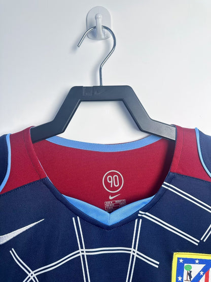 Man's Retro Long Sleeve Atlético de Madrid Team Away - 2004/05