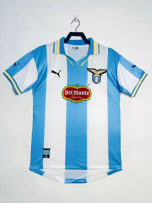 Man's Retro Jersey Lazio Team Home - 1999/00