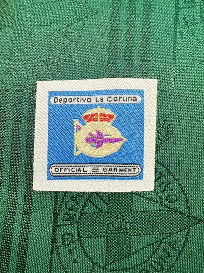 Man's Retro Long Sleeve Deportivo La Coruna Team - 1999/00