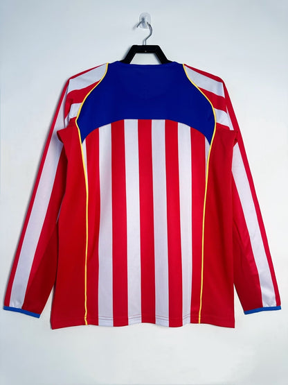 Man's Retro Long Sleeve Atlético de Madrid Team - 2004/05