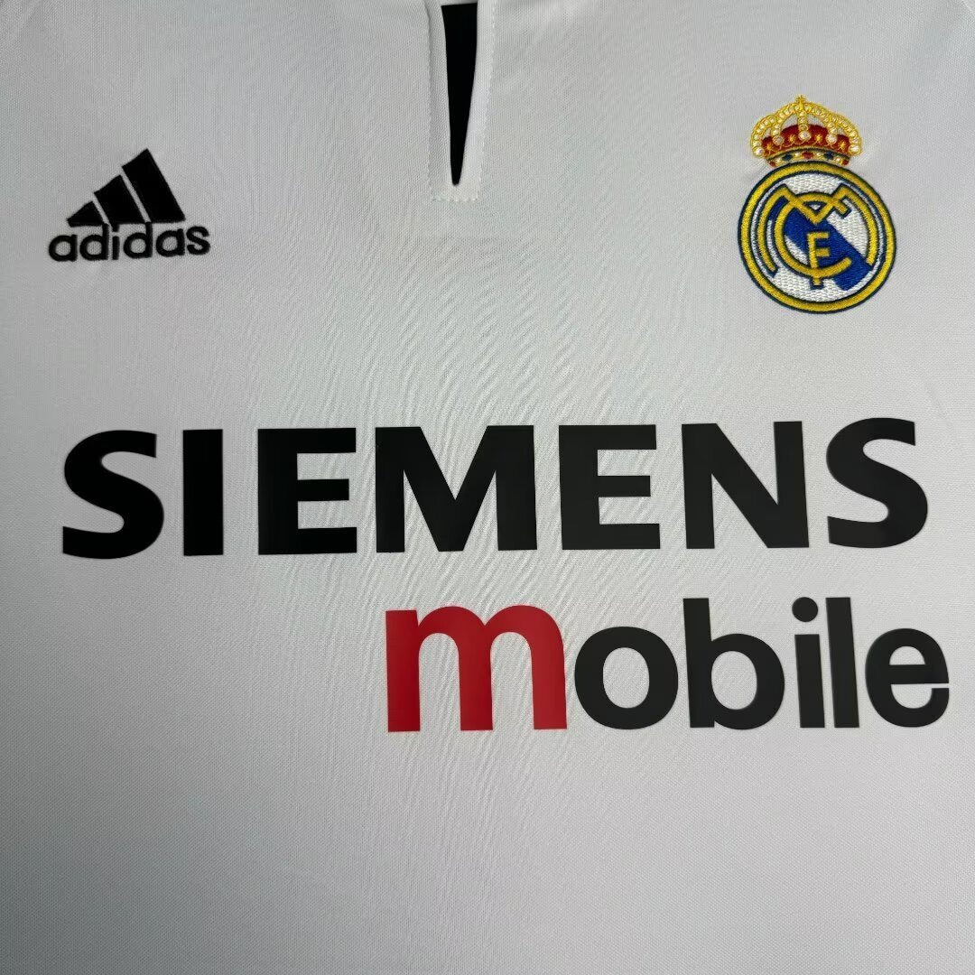 Man's Retro Jersey Real Madrid Team Home - 2003/2004