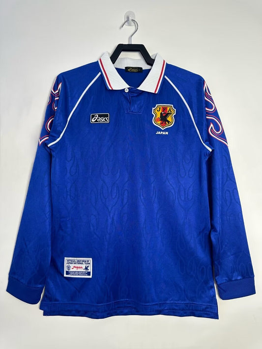 Man's Retro Long Sleeve Japan National Team Home - 1998