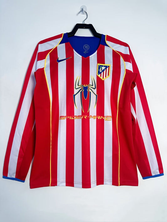 Man's Retro Long Sleeve Atlético de Madrid Team - 2004/05