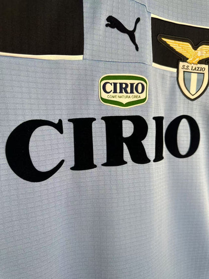 Man's Retro Long Sleeve Lazio Team Home - 1998/99