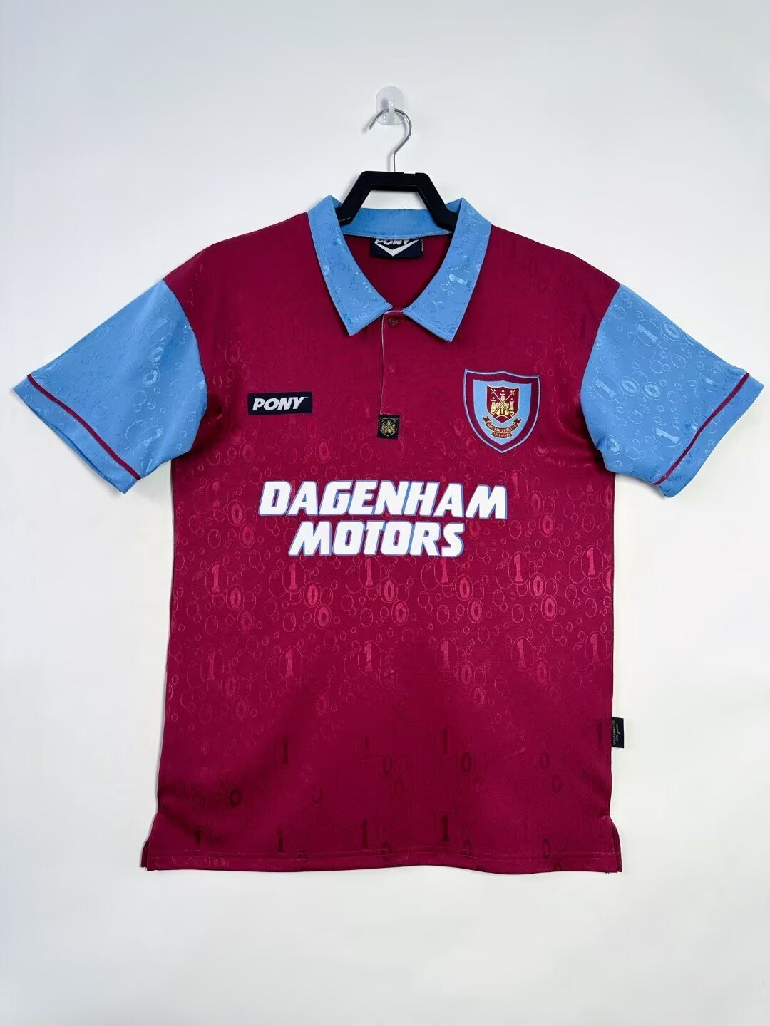 Man's Retro Jersey West Ham Team Home - 1995/97