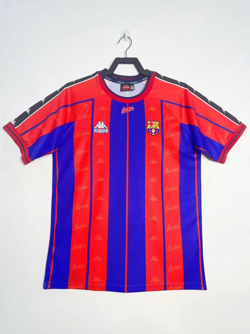 Man's Retro Jersey Barcelona Team Home - 1997/1998