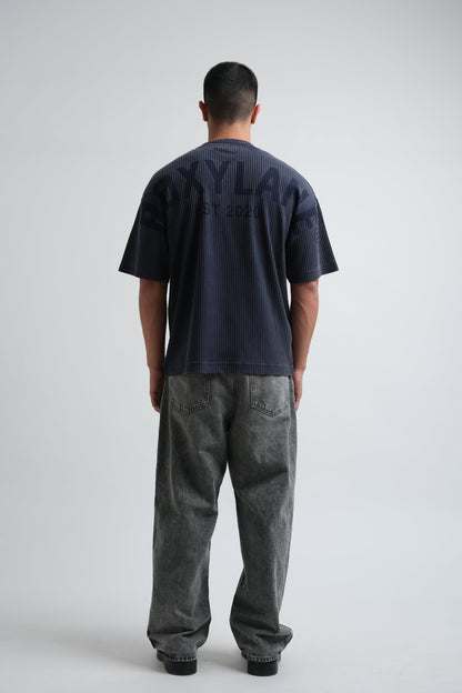 RX Ribbed T-Shirt Deep Blue