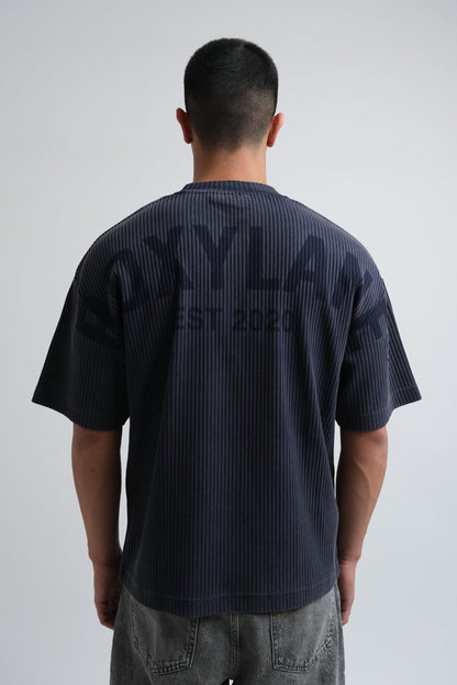RX Ribbed T-Shirt Deep Blue