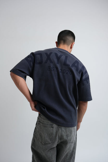 RX Ribbed T-Shirt Deep Blue