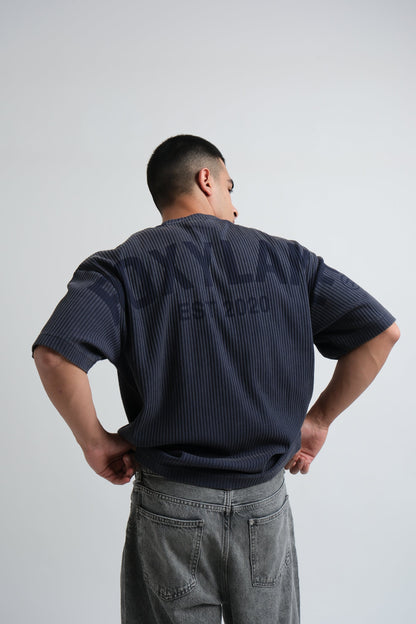 RX Ribbed T-Shirt Deep Blue
