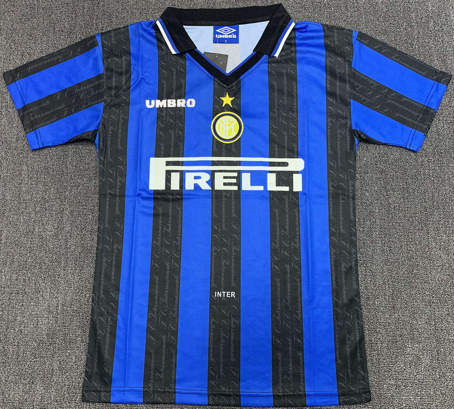 Man's Retro Jersey Internazionale Milano Team Home - 1997/98