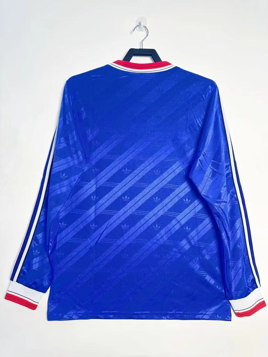 Man's Retro Long Sleeve Manchester United Team Away - 1986/88