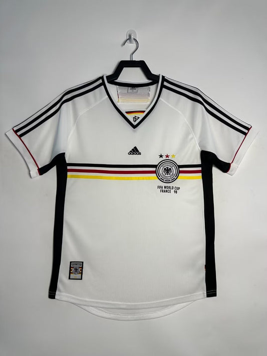 Man's Retro Jersey Germany National Team White - 1998