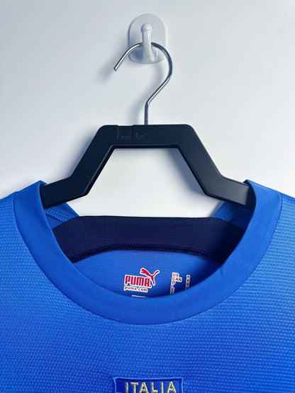Man's Retro Long Sleeve Italy National Team Home - 2006