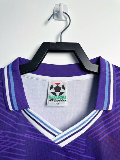 Man's Retro Long Sleeve Fiorentina Team Home - 1992/93