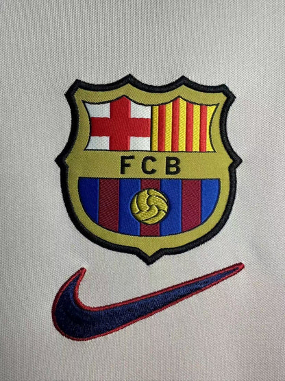 Man's Retro Long Sleeve Barcelona Team Away - 1998/99