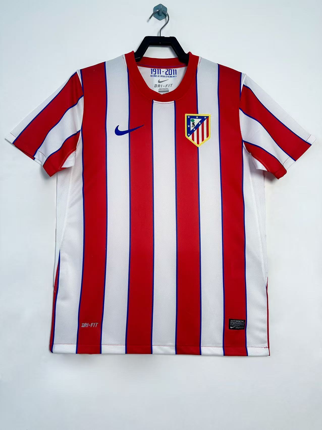 Man's Jersey Retro Atlético de Madrid Champions League Home - 2011/2012