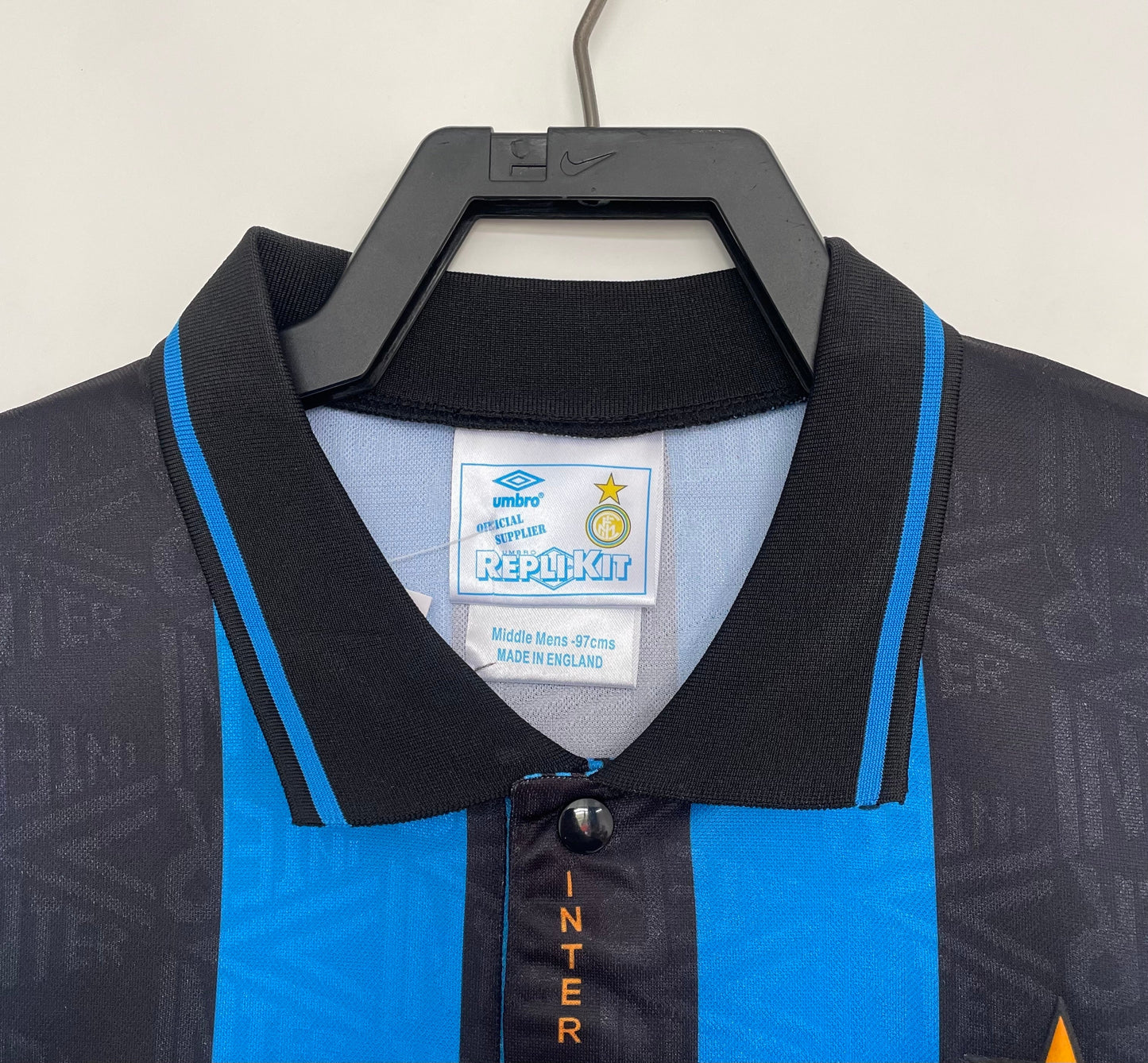 Man's Retro Jersey Internazionale Milano Team Home - 1992/94