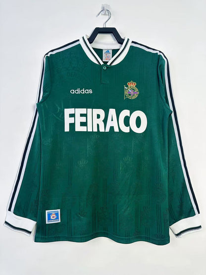 Man's Retro Long Sleeve Deportivo La Coruna Team - 1999/00