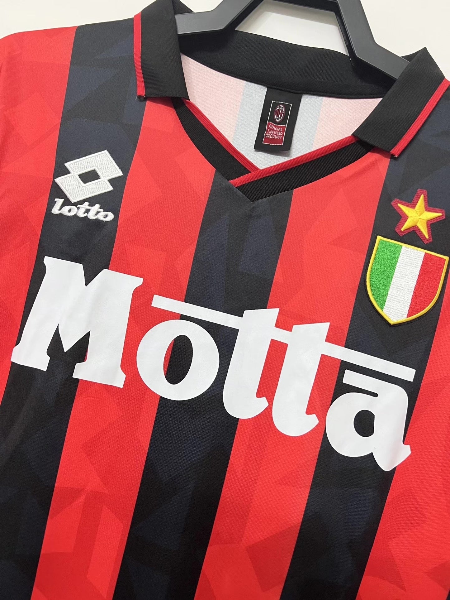 Man's Retro Jersey Milan Team - 1993/94