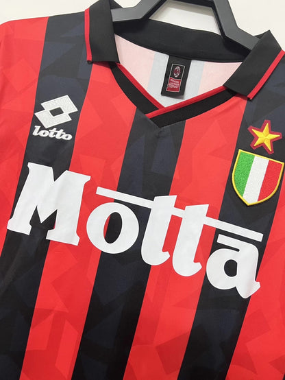 Man's Retro Jersey Milan Team - 1993/94