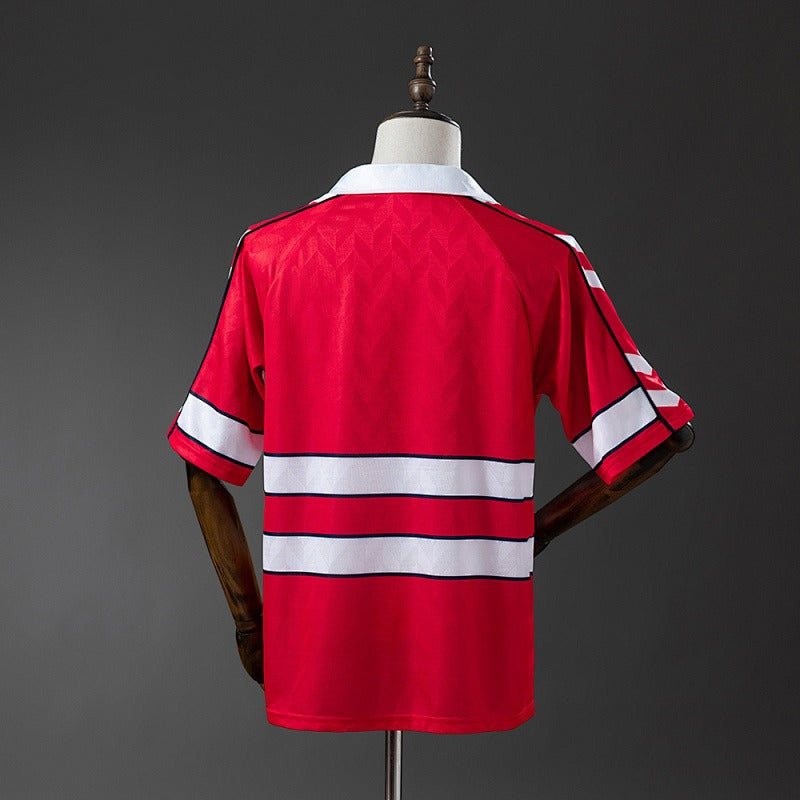 Man's Retro Jersey Denmark National Team Home- 1988