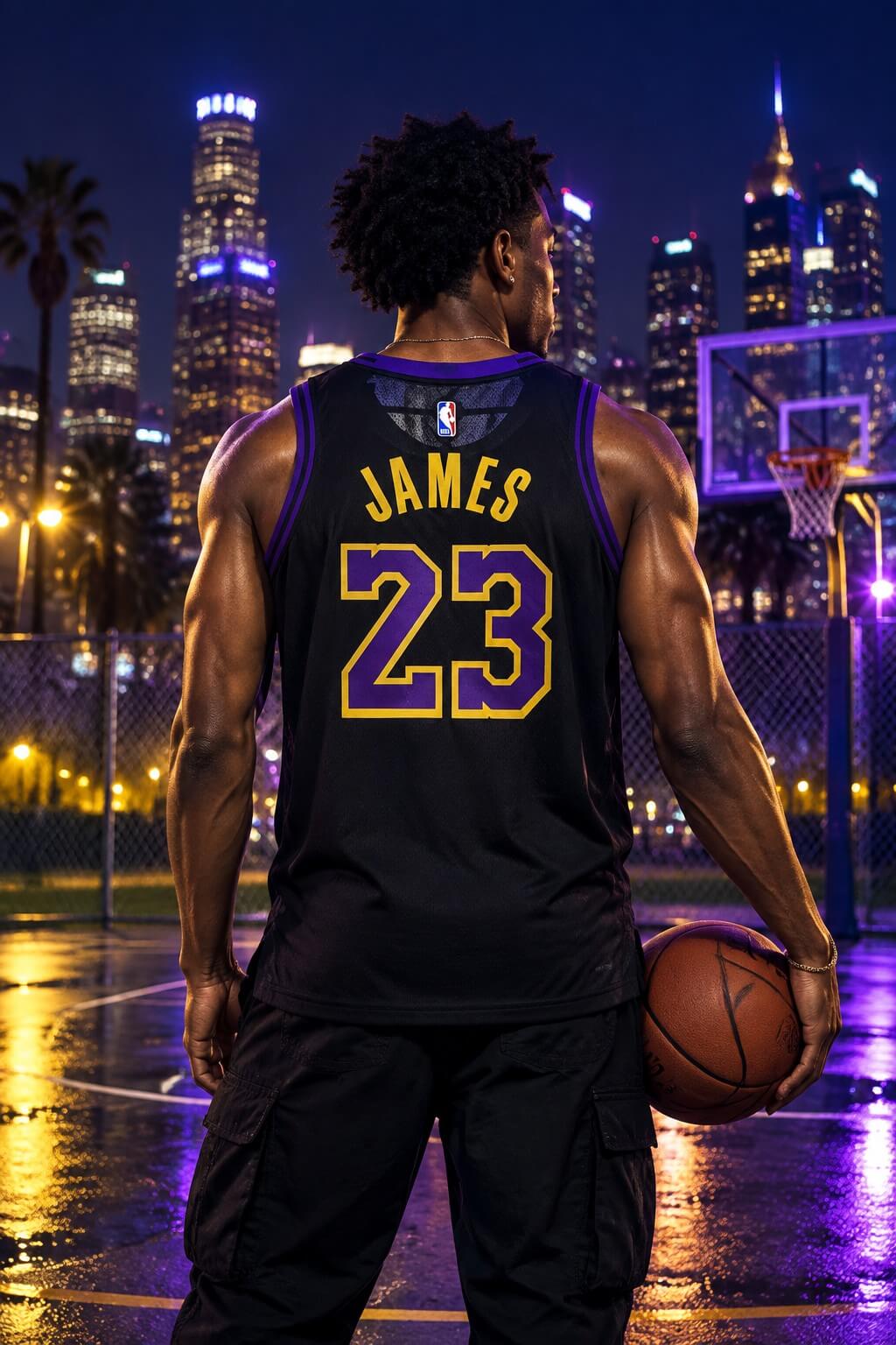 Los Angeles Lakers 25/26 City Edition Jersey - LeBron James #23