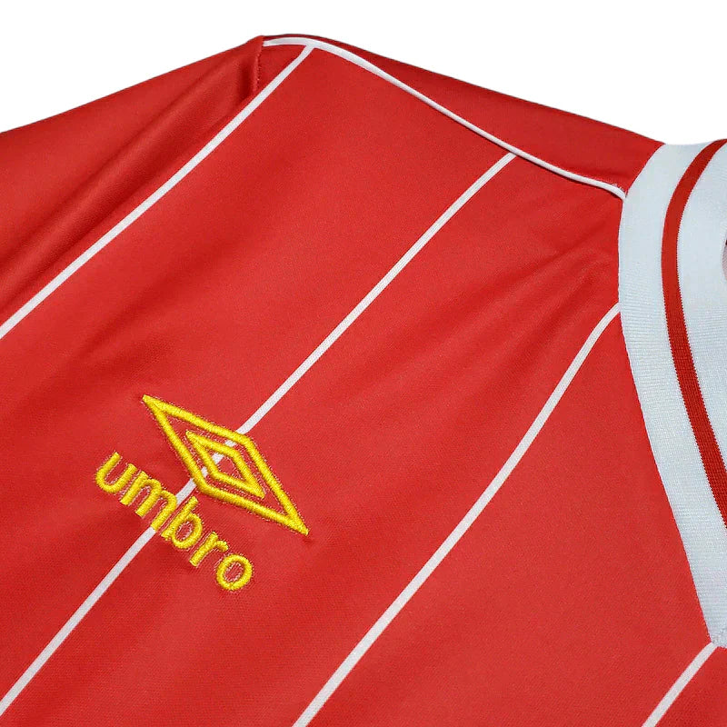 Man's Jersey Retro Liverpool Vermelha - 1984
