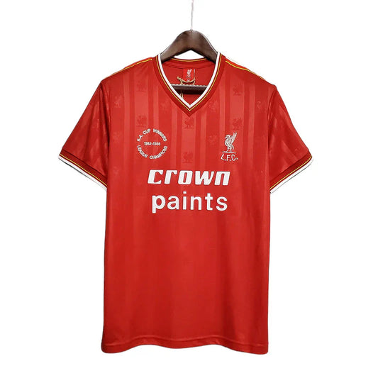 Man's Jersey Retro Liverpool Vermelha - 1985/1986